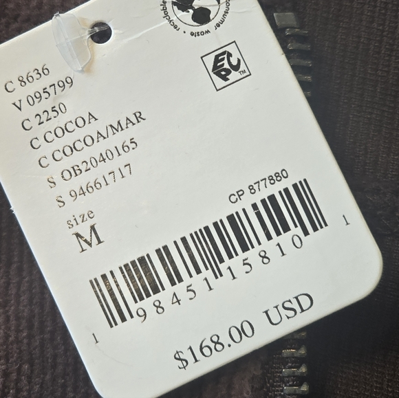 Free People Movement Let's Volley Velour Cropped Hoodie in the color Cocoa Med - Picture 6 of 9